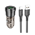 Автомобильное З/У Borofone BZ23 1USB 18W QC3.0 черный (1/98/392)
