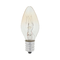 Лампа накаливания Oshan Е12 7W 220-240V свеча для ночников прозрачная (1/50)