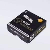 Лезвия Derby Premium половинки для шаветт 100шт в упаковке, цена за 1 лезвие (100)