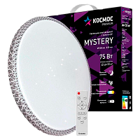 Светильник настенно-потолочный Космос MYSTERY Premium 75W 230V LED накладной пульт ДУ белый (1/5)