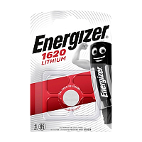 Батарейка Energizer CR1620 BL1 Lithium 3V (1/10/140) 