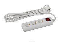 Удлинитель ЭРА U 3р.С/З 16A 5.0м с выкл. белый