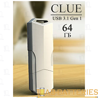 Флеш-накопитель Smartbuy Clue 64GB USB3.1 пластик белый