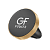 Держатель автомобильный GFPower CH-01 в воздуховод магнит золотой (1/300)