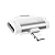 Переходник AUX HOCO LS31 Lightning (m)-Lightning (m)/Lightning (f) пластик серебряный (1/31/310)