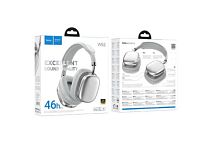 Наушники полноразмерные HOCO W52 bluetooth 5.4 с микр. серебряный (1/40)