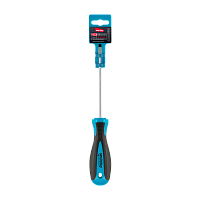 Отвертка шлицевая SL3x100, эргономичная 2х-компонентная рукоятка, CR-V, магнит,Smartbuy Tools(1/180)