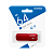 Флеш-накопитель Smartbuy Clue 64GB USB2.0 пластик бургунди