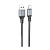 Кабель HOCO X86 USB (m)-Type-C (m) 1.0м 3.0A силикон черный (1/360)