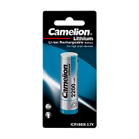 Аккумулятор Li-ion Camelion 18650 BL1 2200mAh б/з (1/24/216)