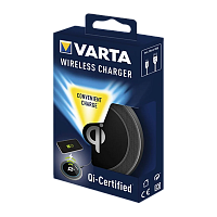 Беспроводное З/У Varta Wireless Qi II 2.0A 5W черный синий