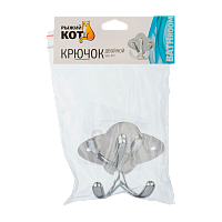 Крючки Рыжий кот SSA-017 саморез 7.5х6.5х3.4см серебристый (1/30/180) 