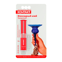 Клей Контакт эпоксидный 4мл двухкомпонентный BL1 прозрачный (1/24/288)