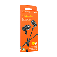 Наушники внутриканальные Borofone BM69 с микр. черный (1/76/304)