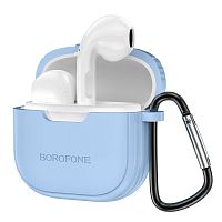 Наушники вставные Borofone BW29 bluetooth 5.3 с микр. синий (1/22/132) 