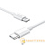 Кабель HOCO X36 Lightning (m)-Type-C (m) 1.0м 3.0A силикон белый (1/20/200)