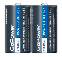 Батарейка GoPower LR14 C SH2 Щелочная 1.5V (2/12/144)