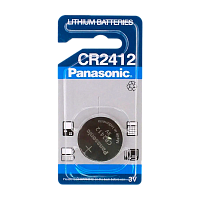 Батарейка Panasonic CR2412 BL1 Lithium 3V (1/12) 