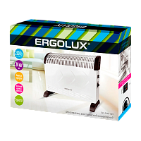 Обогреватель конвекционный ERGOLUX ELX-СH01-C01  220-240V 750/125W белый