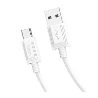 Кабель HOCO X37 USB (m)-Type-C (m) 1м 2.4A ПВХ белый (1/31/310)