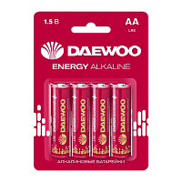 Батарейка Daewoo ENERGY LR6 AA BL4 Alkaline 1.5V (4/40/960)