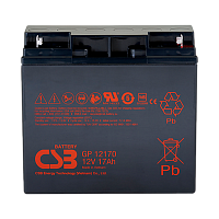 Аккумулятор свинцово-кислотный CSB GP12170 B3 12V 17Ah 