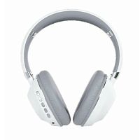 Наушники накладные MORE CHOICE HW34S bluetooth 5.1 с микр. фонарик белый серый