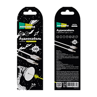 Кабель AUX MORE CHOICE UK22a Jack 3.5mm (m)-Type-C (m) 1м ПВХ белый 