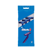 Бритва одноразовая Gillette 2 лезвия 3шт. (1/40)
