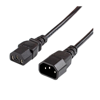 Кабель питания Atcom AT10117 C14 (m)-C13 (f) 1.8м ПВХ удлинитель черный (1/10/100) 