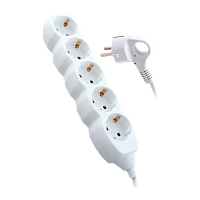 Удлинитель Старт S 5р.С/З 10A 3.0м IP20 белый (1/20)