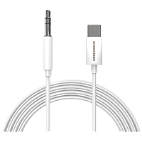 Кабель AUX MORE CHOICE UK28a Jack 3.5mm (m)-Type-C (m) 1м TPE белый 