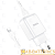 Сетевое З/У HOCO N2 1USB 2.0A с кабелем Lightning белый (1/13/130)