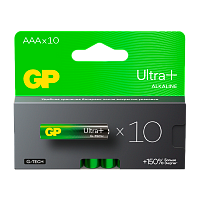 Батарейка GP ULTRA PLUS G-tech LR03 AAA BL10 Alkaline 1.5V (10/100/800)