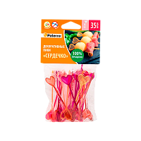 Декоративные пики Paterra "СЕРДЕЧКО" 85 мм 35шт в упаковке (1/100)