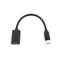 Кабель Atcom Type-C (m)-USB (f) 0.1м ПВХ черный (1/10/500)