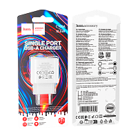 Сетевое З/У HOCO C109A 1USB 10.5W белый (1/36/216)