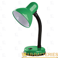 Светильник настольный Camelion KD-301 40W 230V E27 на основании зеленый (1/12)
