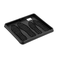 Поддон для обуви Рыжий кот 43х39х2.5см черный (1/20)