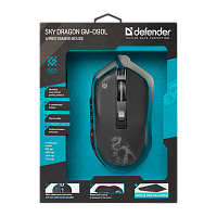 Мышь проводная Defender GM-090L Sky Dragon игровая USB черный (1/40)