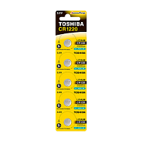 Батарейка Toshiba CR1220 BL5 Lithium 3V (5/100)
