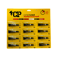 Супер-клей Crazy Power GCP-3x12 3г BL12 (12/288) 