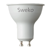 Лампа светодиодная Sweko PAR16 GU10 10W 3000К 230V (1/5/100)