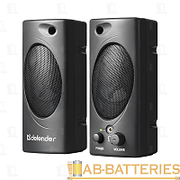 Колонки 2.0 Defender SPK-50 6W Jack 3.5мм черный (1/30) 