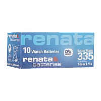 Батарейка Renata 335 (SR512SW) Silver Oxide 1.55V (1/10/100) 