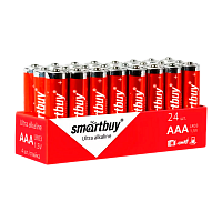 Батарейка Smartbuy LR03 AAA Shrink 24 Alkaline 1.5V (24/480)