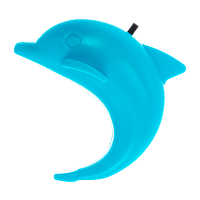 Ночник Camelion NL-181 "Дельфин" 4LED 0.5W 220V в розетку синий (1/24/96)