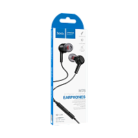 Наушники внутриканальные HOCO M78 с микр. черный (1/31/310)
