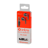 Наушники внутриканальные Intro RX-260R красный