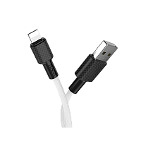 Кабель HOCO X29 USB (m)-Lightning (m) 1м 2.0A TPE белый (1/33/330)
